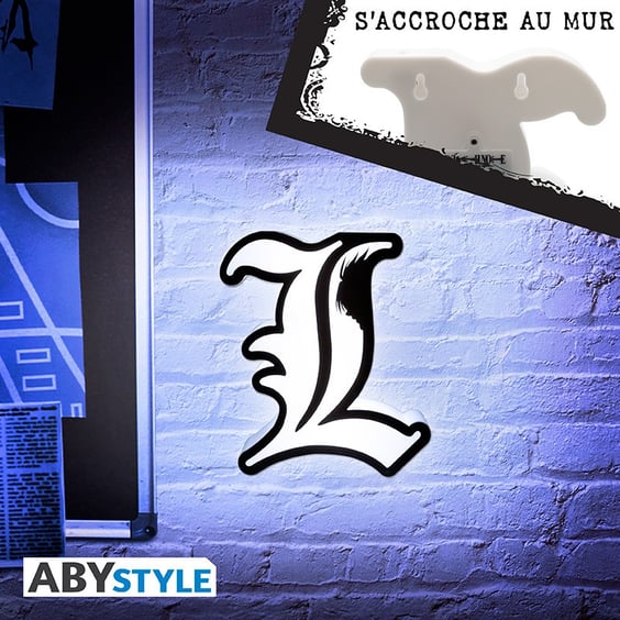 Світильник ABYstyle: Death Note: L: Logo, (119012) 9