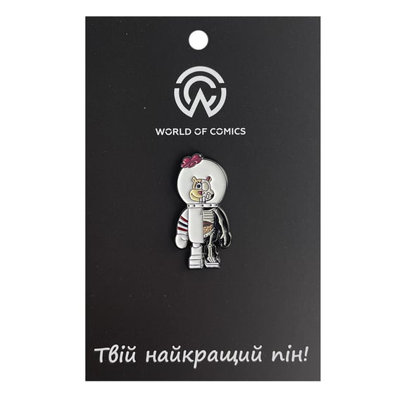 Металевий значок (пін) SpongeBob SquarePants: Sandy Cheeks (X-Rayed), (11998)