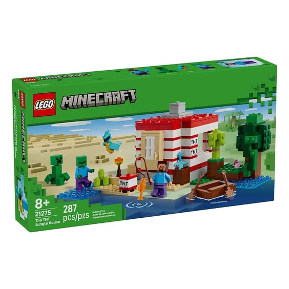 Конструктор LEGO: Minecraft: The TNT Jungle House, (121275) 7