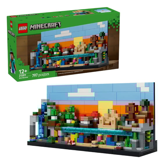 Конструктор LEGO: Minecraft: Mini Biomes, (121589)