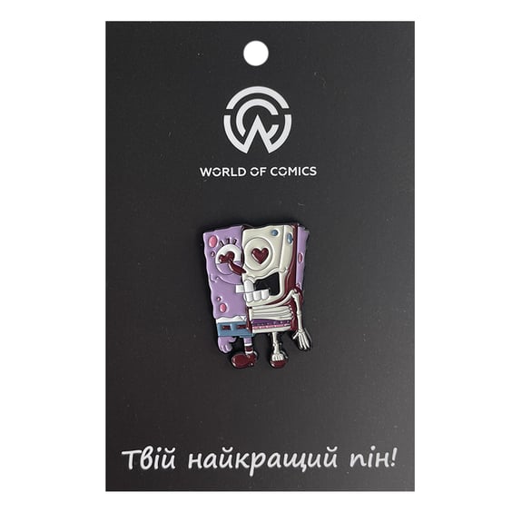 Металевий значок (пін) SpongeBob SquarePants: Bob in Love (X-Rayed), (12399)