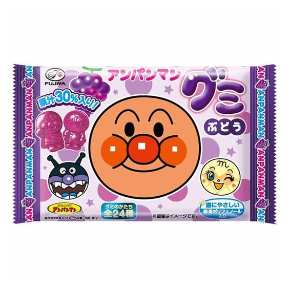 Желейні цукерки Fujiya: Anpanman: Grape, (124056)