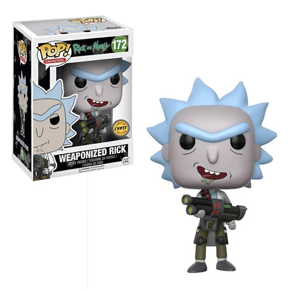 Фігурка Funko POP!: Animation: Rick & Morty: Weaponized Rick (Chase Limited Edition), (124393)