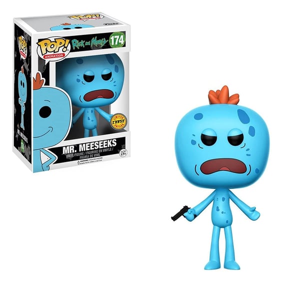 Фігурка Funko POP!: Animation: Rick & Morty: Mr. Meeseeks (Chase Limited Edition), (124416)