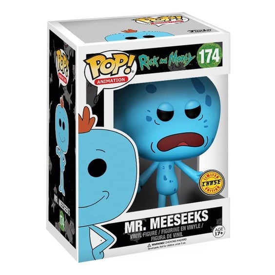 Фігурка Funko POP!: Animation: Rick & Morty: Mr. Meeseeks (Chase Limited Edition), (124416) 3