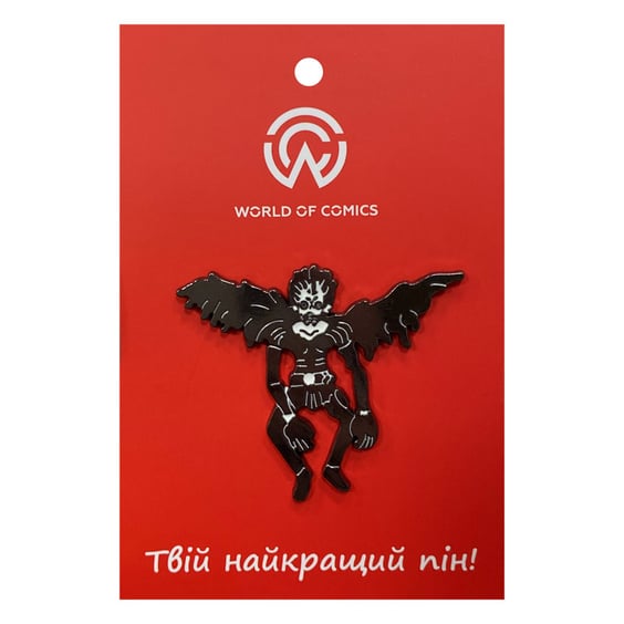 Металевий значок (пін) Death Note: Ryuk, (12667)