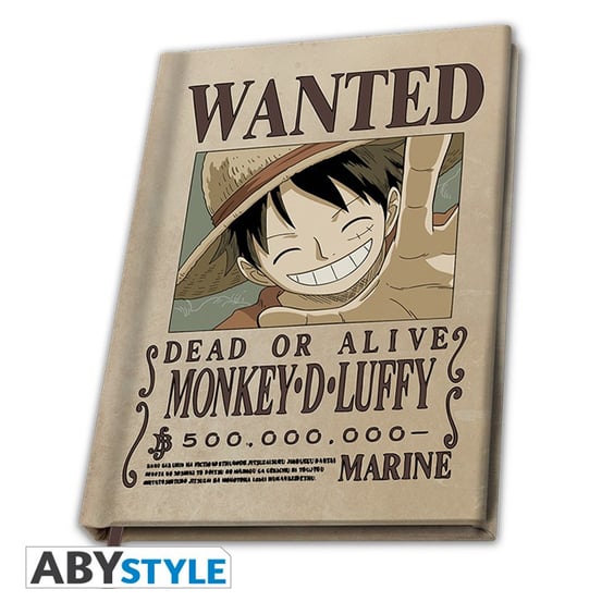 Блокнот ABYstyle: One Piece: Wanted Luffy, (1276)