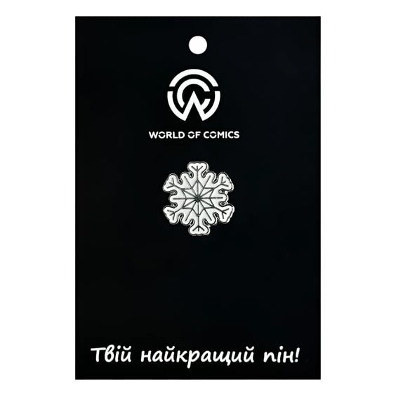 Металевий значок (пін) Snowflake, (12820)