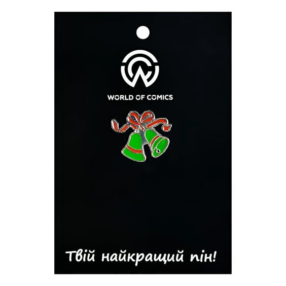 Металевий значок (пін) Christmas Bells, (12866)