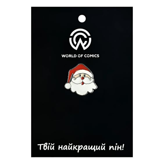 Металевий значок (пін) Santa Clause (Head), (12882)
