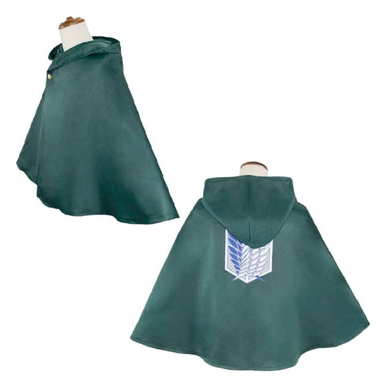 Плащ Attack on Titan: Servey Corps: Logo (Green) (Short) (M), (129738)
