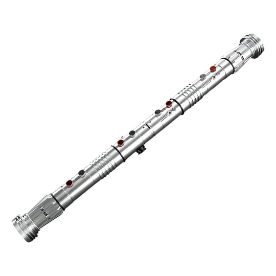 Интерактивный cветовой меч Star Wars: Darth Maul: Double-Bladed Lightsaber (Silver) (LED & Sound), (130704) 2