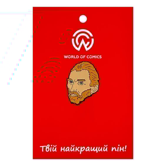 Металевий значок (пін) Vincent van Gogh (Head), (13091)