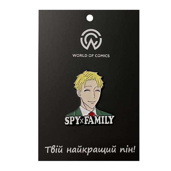 Металевий значок (пін) Spy x Family: Loid, (13522)