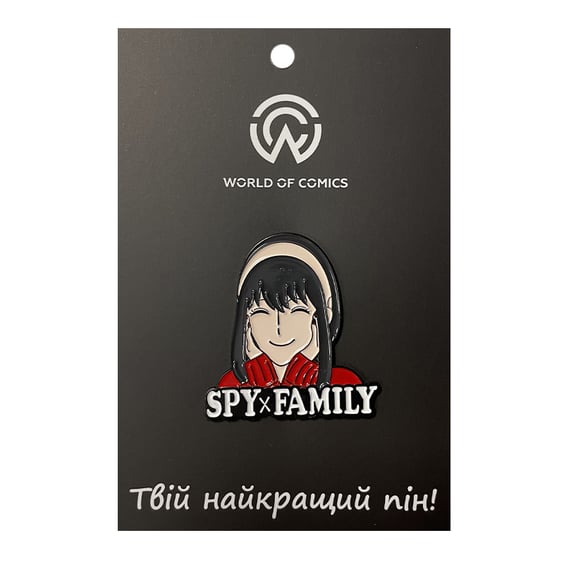 Металевий значок (пін) Spy x Family: Yor Forger, (13523)