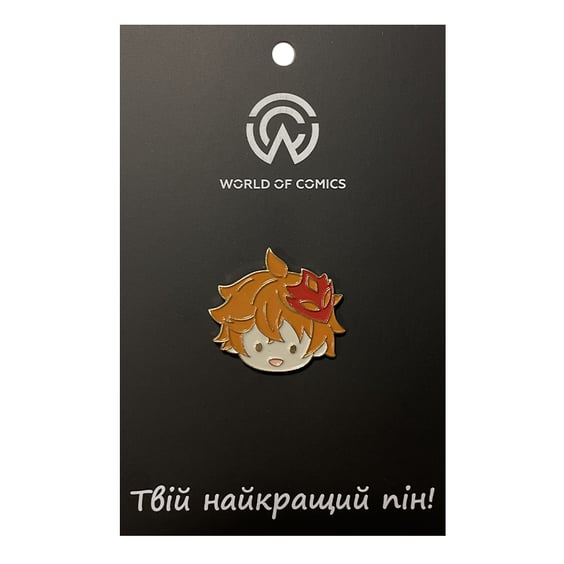 Металлический значок (пин) Genshin Impact: Tartaglia, (13528)