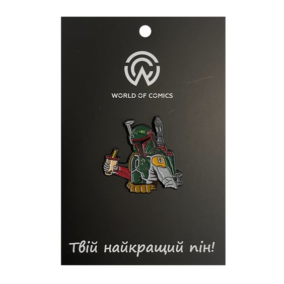 Металевий значок (пін) Star Wars: Boba Fett, (13531)