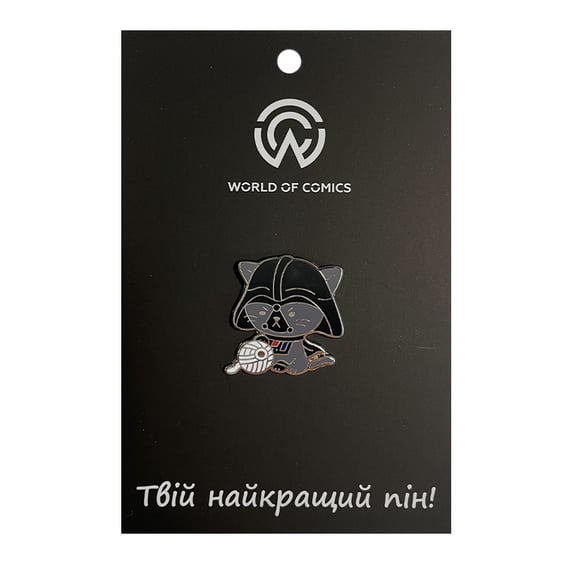 Металлический значок (пин) Star Wars: Darth Vader the Cat, (13532)