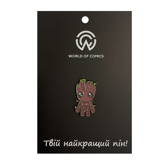 Металлический значок (пин) Marvel: Baby Groot, (13537)