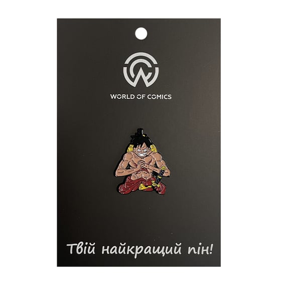 Металевий значок (пін) One Piece: Monkey D. Luffy, (13538)