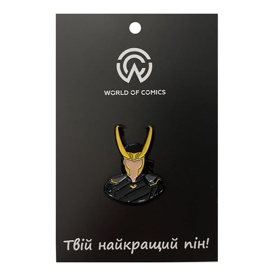 Металлический значок (пин) Marvel: Loki, (13548)