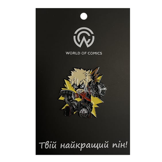 Металлический значок (пин) My Hero Academia: Katsuki Bakugo, (13567)