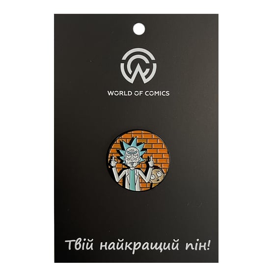 Металлический значок (пин) Rick & Morty: Rick and Morty, (13572)