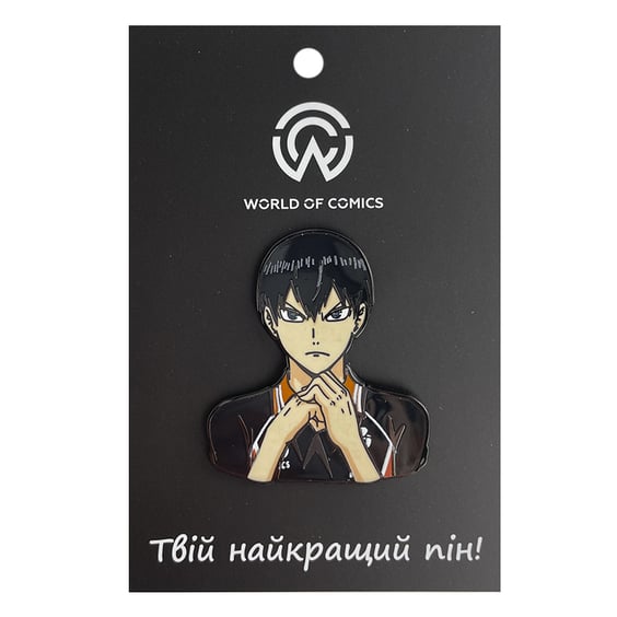 Металевий значок (пін) Haikyuu!!: Tobio Kageyama, (13626)