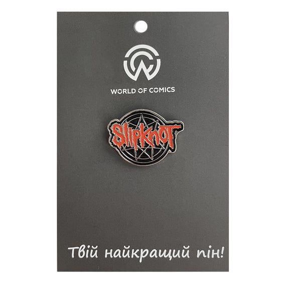 Металлический значок (пин) Slipknot: Logo, (13654)