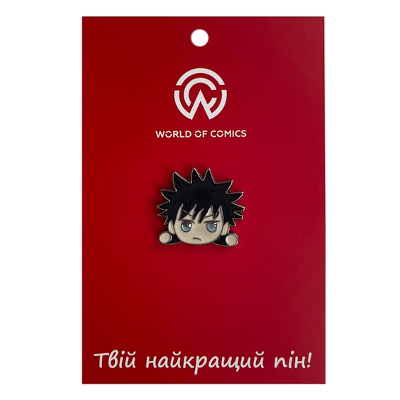 Металевий значок (пін) Jujutsu Kaisen: Megumi Fushiguro, (13672)