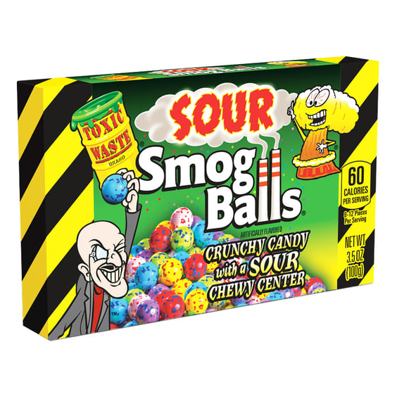 Цукерки Toxic Waste: Smog Balls: Sour, (1368)