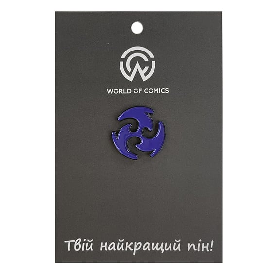 Металевий значок (пін) Genshin Impact: Electro: Logo, (13702)