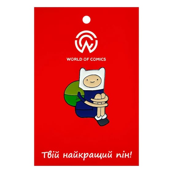 Металевий значок (пін) Adventure Time: Finn Mertens, (13708)