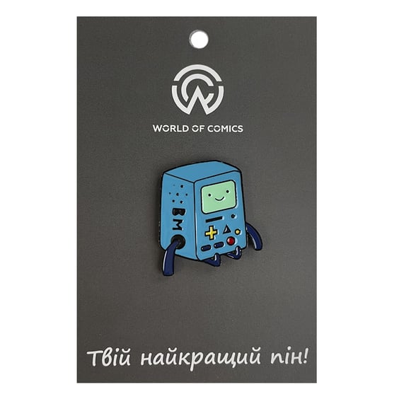 Металевий значок (пін) Adventure Time: BMO, (13710)