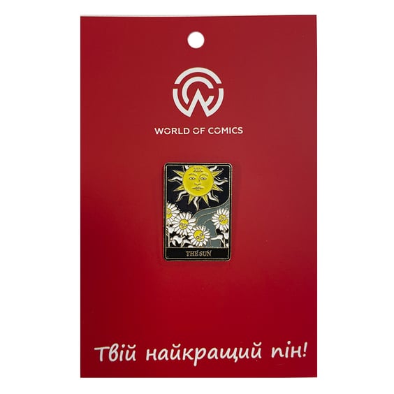 Металевий значок (пін) The Tarot: The Sun (ХІХ), (13755)