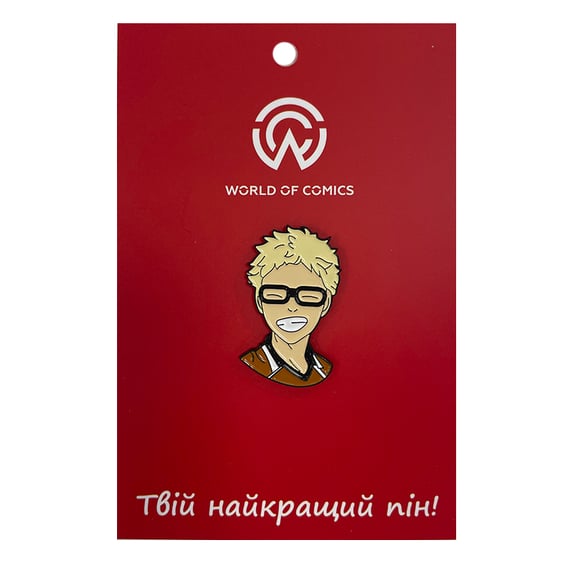 Металевий значок (пін) Haikyuu!!: Kei Tsukishima, (13762)
