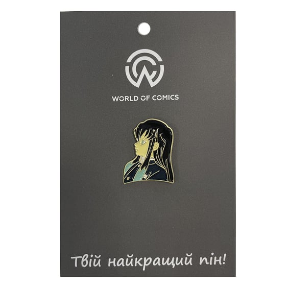 Металевий значок (пін) Demon Slayer: Muichiro Tokito, (13789)