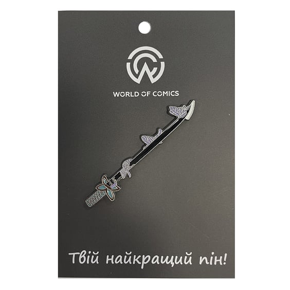 Металевий значок (пін) Demon Slayer: Shinobu Kocho: Nichirin Katana, (13799)