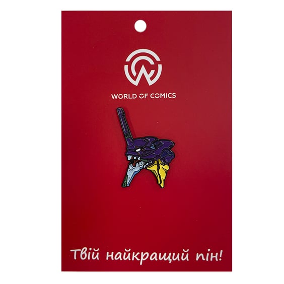 Металевий значок (пін) Evangelion: Eva Unit-01, (13804)
