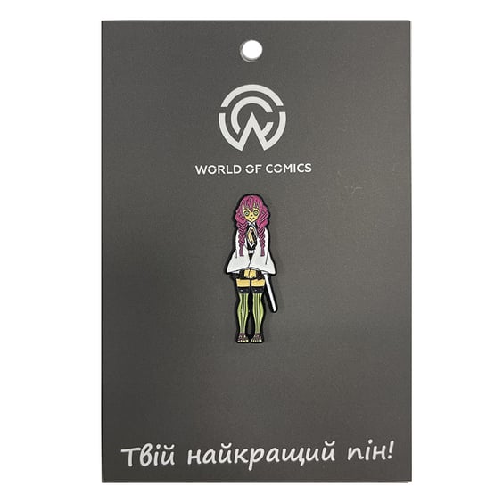 Металевий значок (пін) Demon Slayer: Mitsuri Kanroji, (13825)