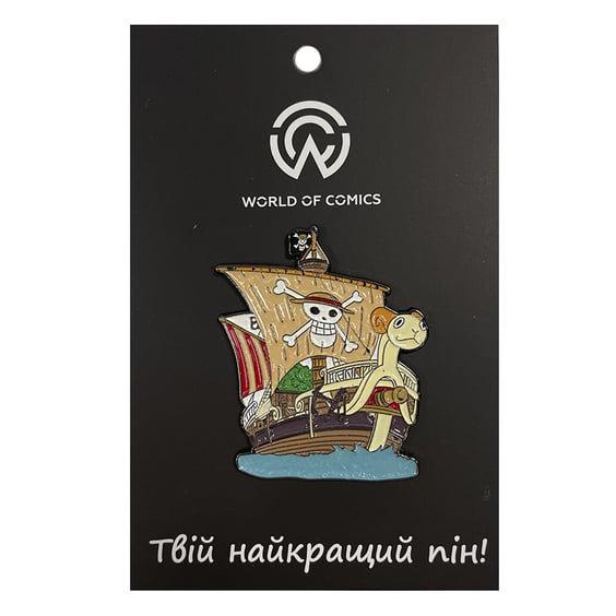 Металевий значок (пін) One Piece: Going Merry, (13831)