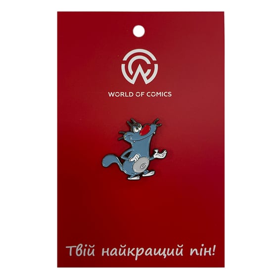 Металлический значок (пин) Oggy and the Cockroaches: Oggy, (13839)