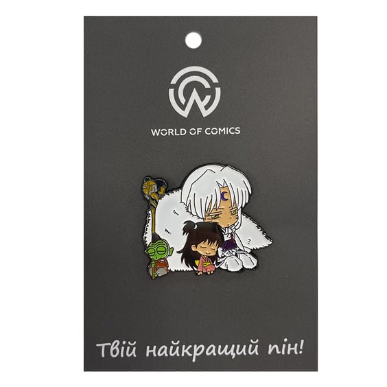 Металевий значок (пін) Inuyasha: Sesshomaru, Rin and Jaken, (13844)