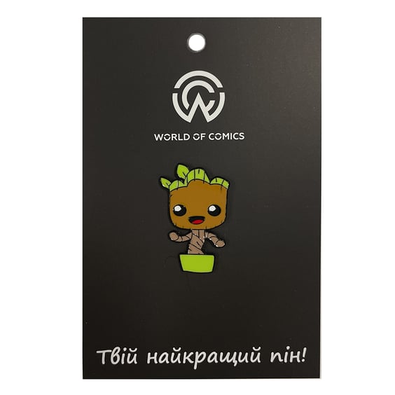 Металлический значок (пин) Marvel: Baby Groot in the Pot, (13851)