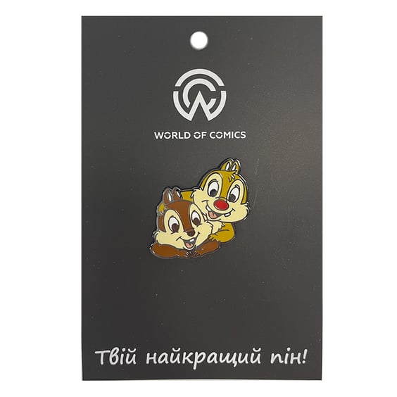 Металевий значок (пін) Disney: Chip 'n Dale Rescue Rangers: Chip and Dale, (13860)