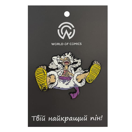 Металевий значок (пін) One Piece: Monkey D. Luffy: Gear 5 Techniquе, (13907)