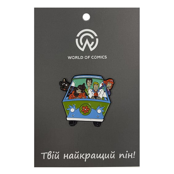 Металевий значок (пін) Scooby-Doo: The Mystery Machine, (13914)