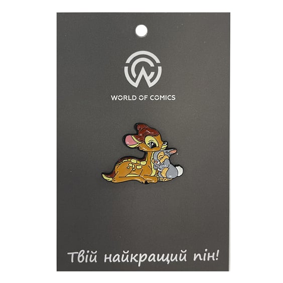 Металлический значок (пин) Disney: Bambi: Bambi and Thumper, (13915)