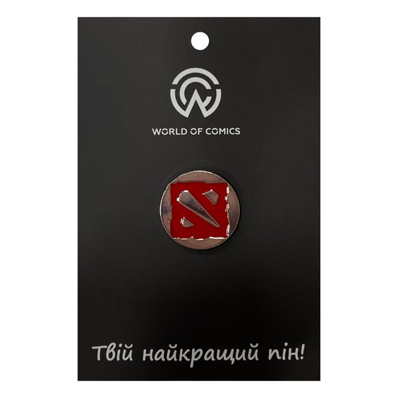 Металлический значок (пин) Dota: Logo, (13928)