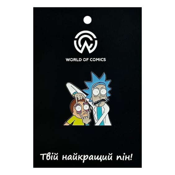 Металлический значок (пин) Rick & Morty: Rick and Morty, (13934)
